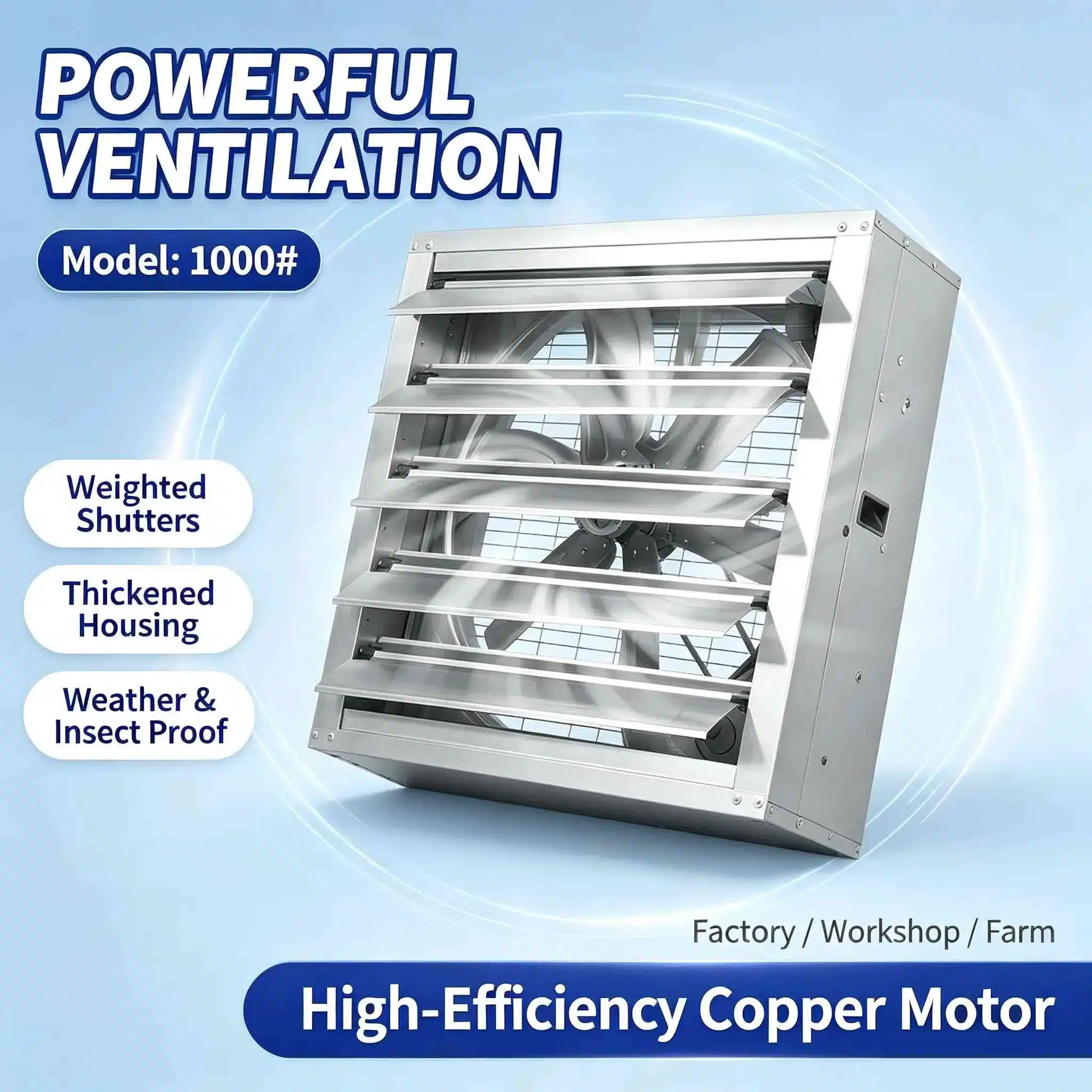 1000# negative pressure exhaust fan