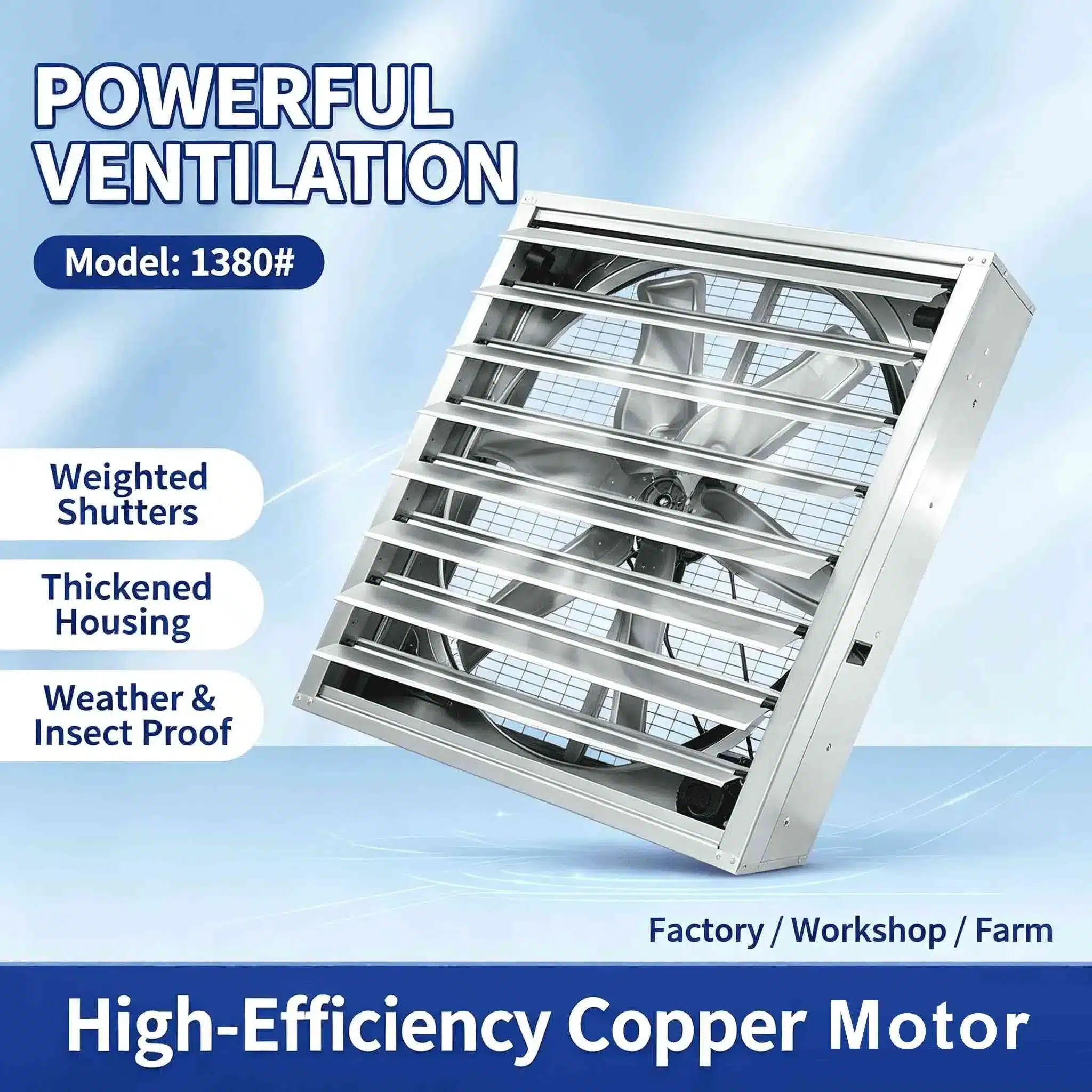 1380# negative pressure exhaust fan