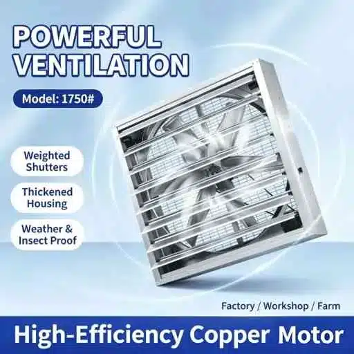 1750# negative pressure exhaust fan