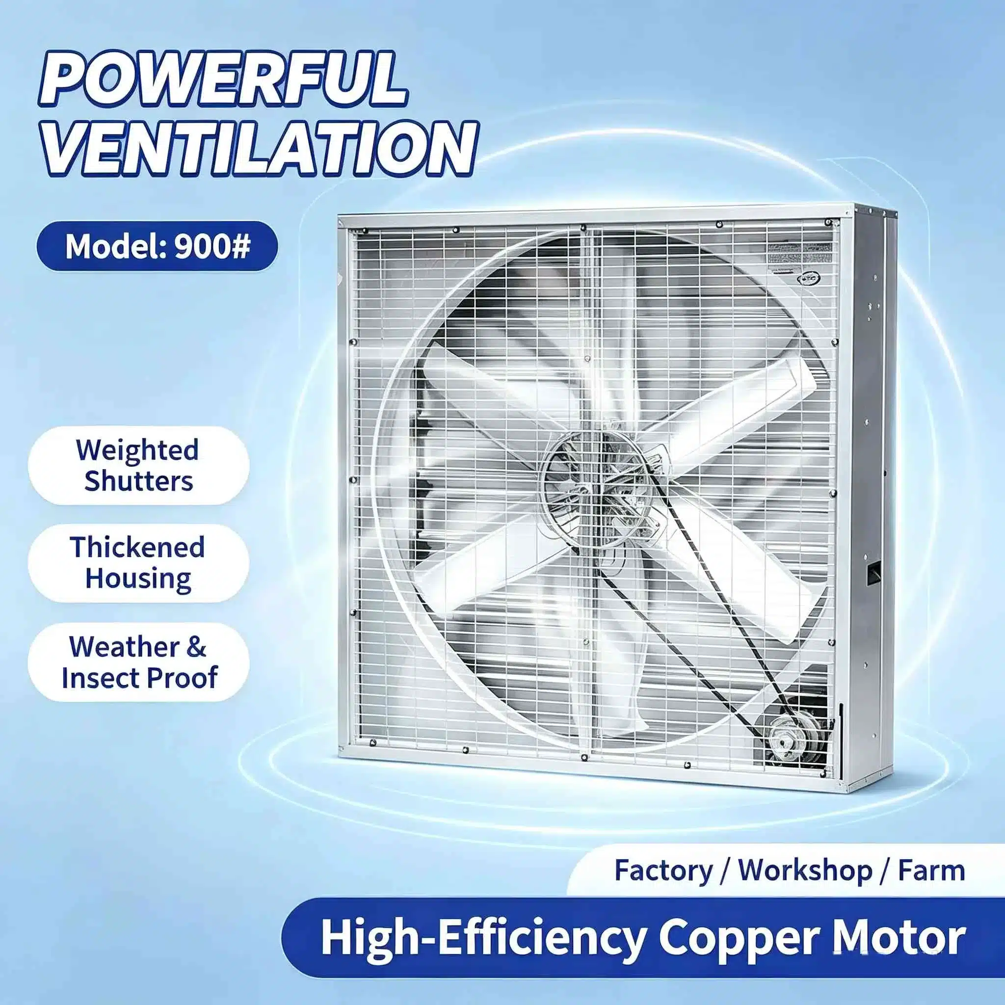 900# negative pressure exhaust fan