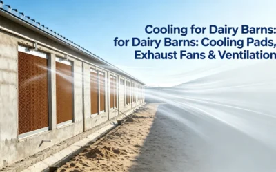 Evaporative Cooling for Dairy Barns: Cooling Pads, Exhaust Fans & Ventilation