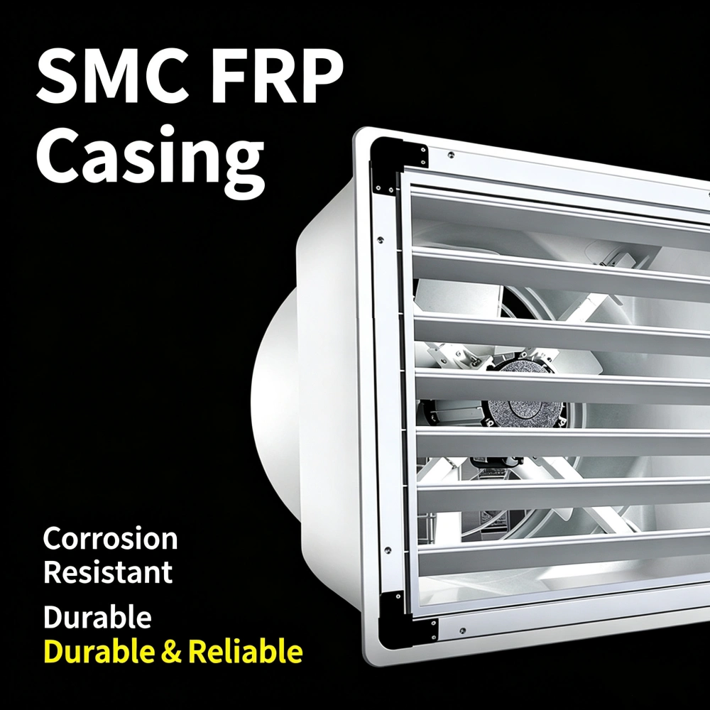 SMC FRP Shutter Exhaust Fan