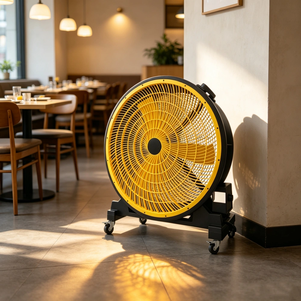 drum fan at the restaurant drum fan at the restaurant