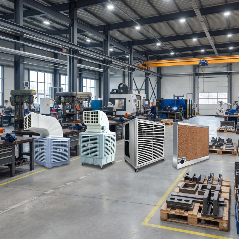 evaporative cooling solutions for factory workshop