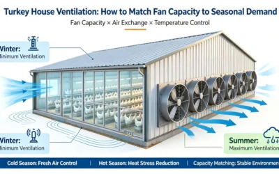 Turkey House Ventilation: How to Match Fan Capacity to Seasonal Demand