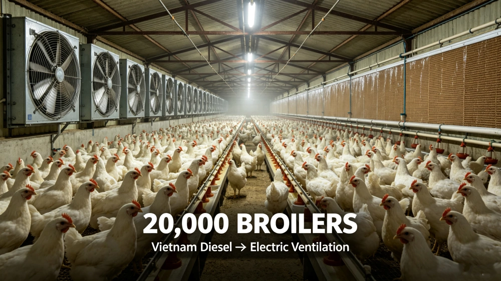 chicken farm ventilation and cooling