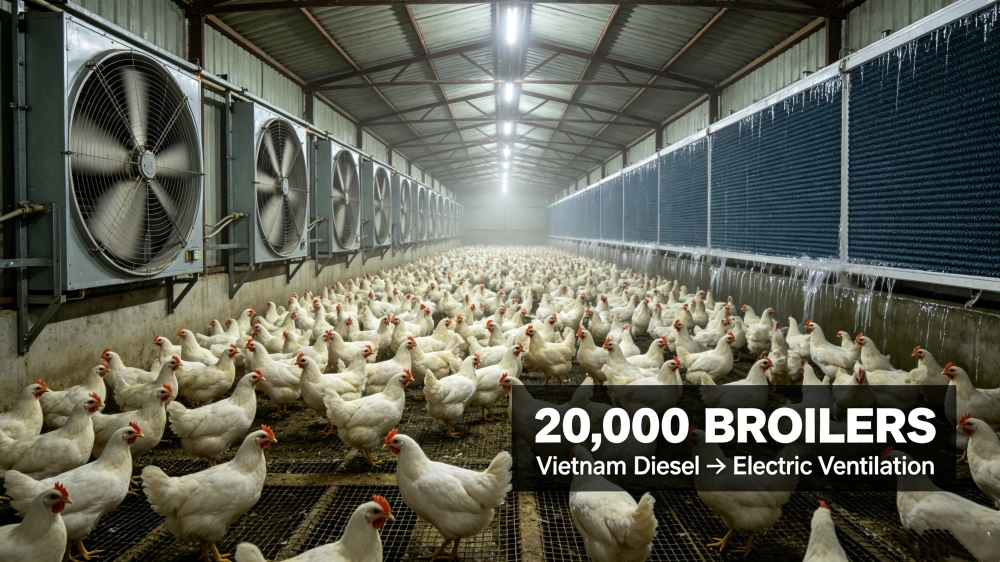 ventilation and cooling solutions for chicken farms